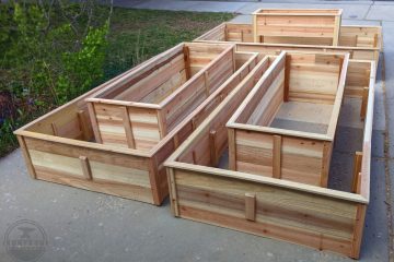 Large Solid or Open Earth Cedar Planter Boxes - IRONPROOFTIMBERWORKS.com