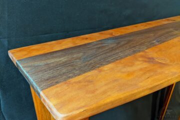 Cherry Walnut Entry Table - Ironproof Timberworks