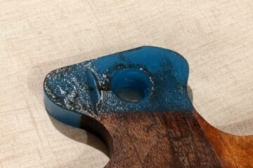 Overcoming Project Failures - Mini Blue Epoxy Charcuterie Failure - Ironproof Timberworks