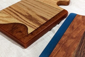 Epoxy Mini Charcuterie Serving Boards Trial - Ironproof Timberworks