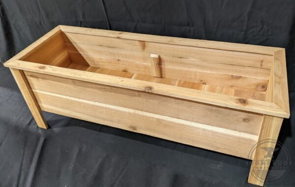 46 Inch Cedar Planter Flower Box - IRONPROOFTIMBERWORKS.com