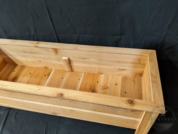 46 Inch Cedar Planter Flower Box - IRONPROOFTIMBERWORKS.com