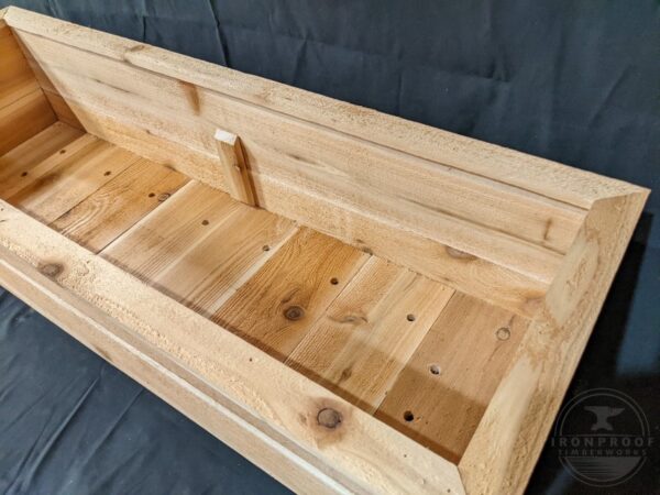 46 Inch Cedar Planter Flower Box - IRONPROOFTIMBERWORKS.com