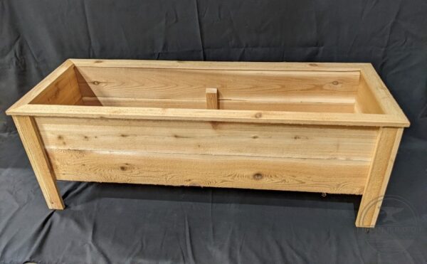 46 Inch Cedar Planter Flower Box - IRONPROOFTIMBERWORKS.com