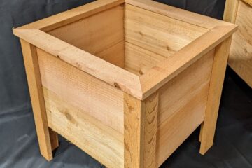 Cedar Picket Flower Planter Boxes - IRONPROOFTIMBERWORKS.com