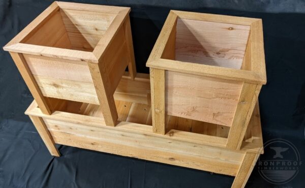 Cedar Planter Flower Boxes - IRONPROOFTIMBERWORKS.com