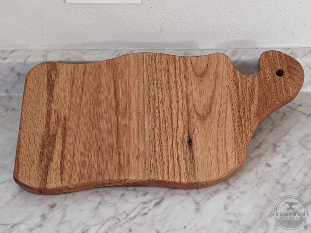 Red Oak Charcuterie Board IRONPROOFTIMBERWORKS.com