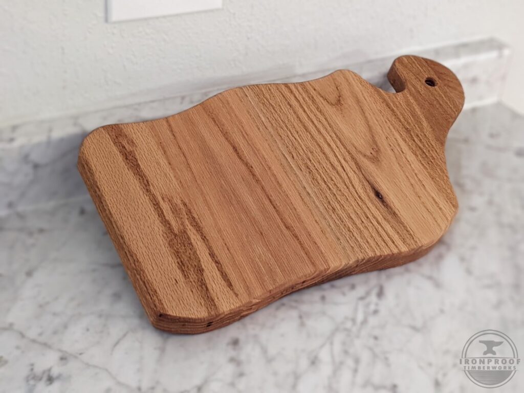 Red Oak Charcuterie Board IRONPROOFTIMBERWORKS.com