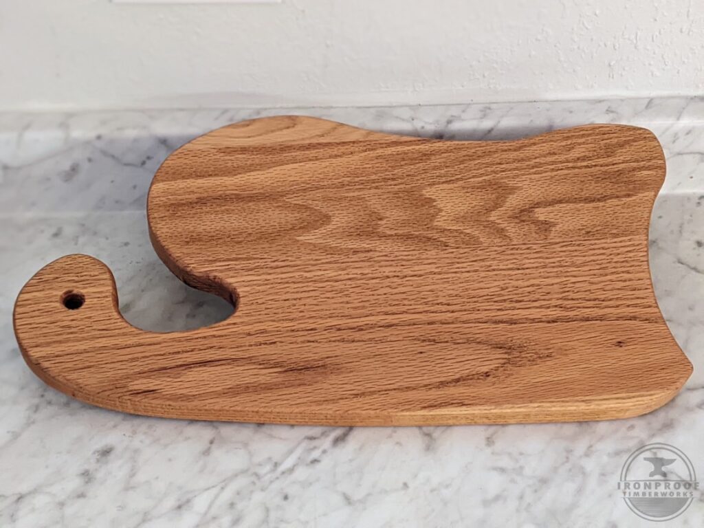 Red Oak Charcuterie Board IRONPROOFTIMBERWORKS.com