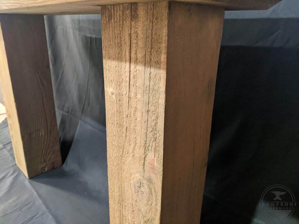 Thick pine beam console entry table (7)