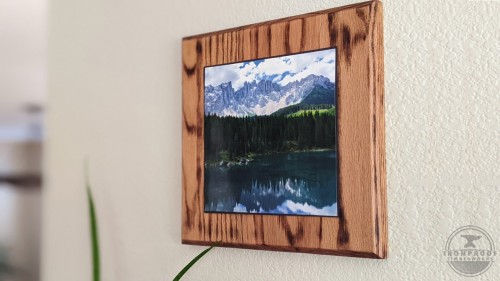 Modern Picture Frame - Ironproof Timberworks