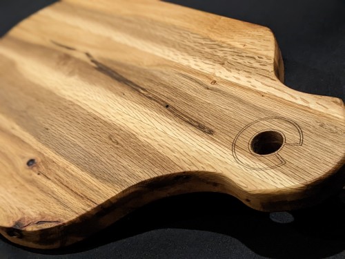 Red Oak Custom Colorado C Engraved Charcuterie Board - Ironproof Timberworks